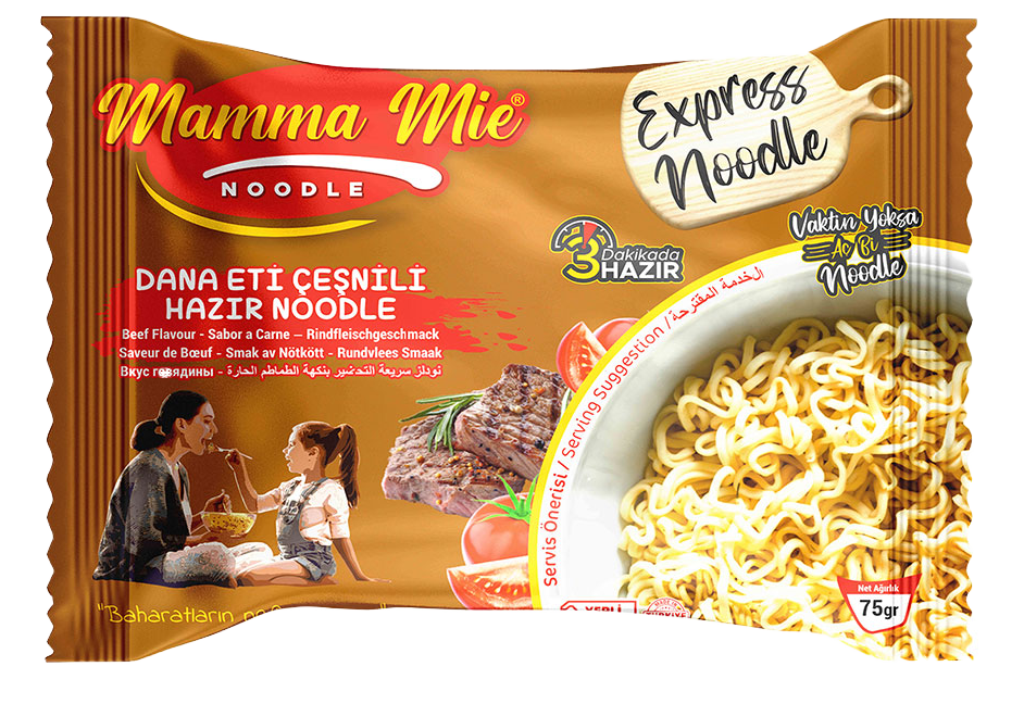 Dana Eti Çeşnili Hazır Noodle   75 gr.