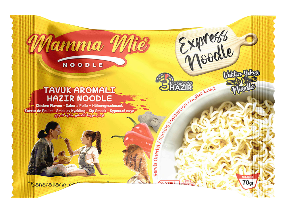 Tavuk Aromalı Hazır Noodle    70 gr.